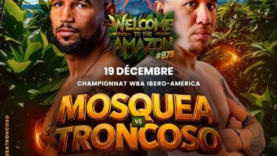 CHAMPIONNAT DE BOXE WBA IBERO-AMERICA MOSQUEA VS TRONCOSO