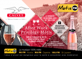 AFTER WORK PRIVILEGE METIS AVEC CALVET