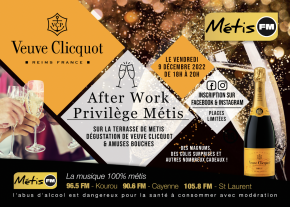 AFTER WORK PRIVILEGE METIS AVEC VEUVE CLICQUOT