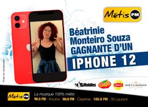 1ER GAGNANT DU JEU IPHONE 12